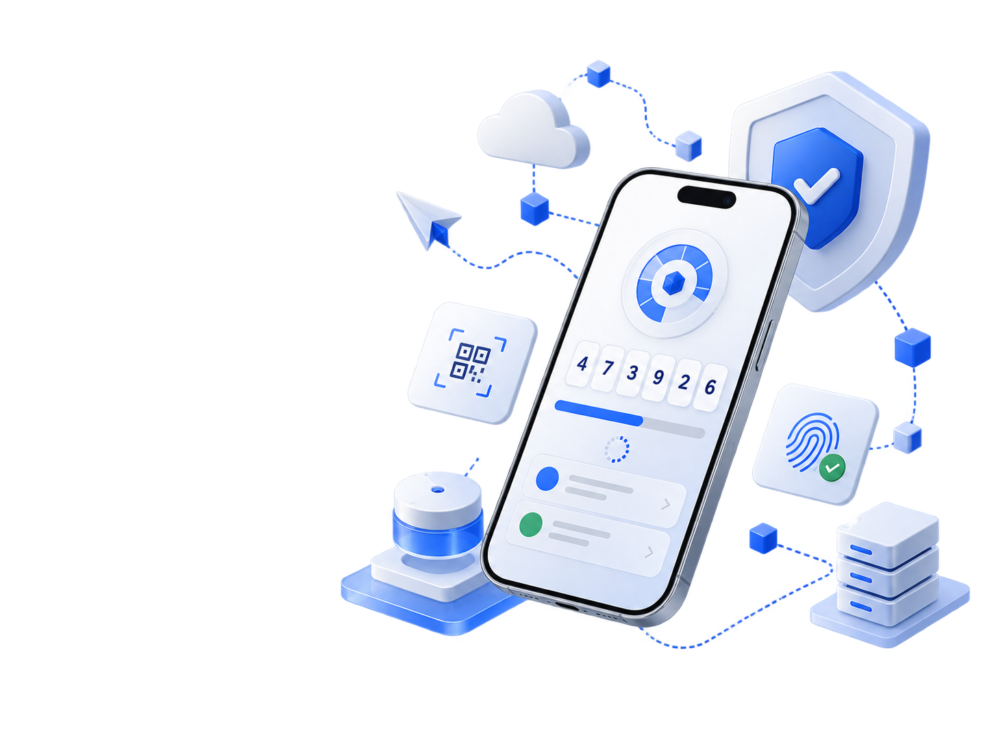 Secure authentication illustration